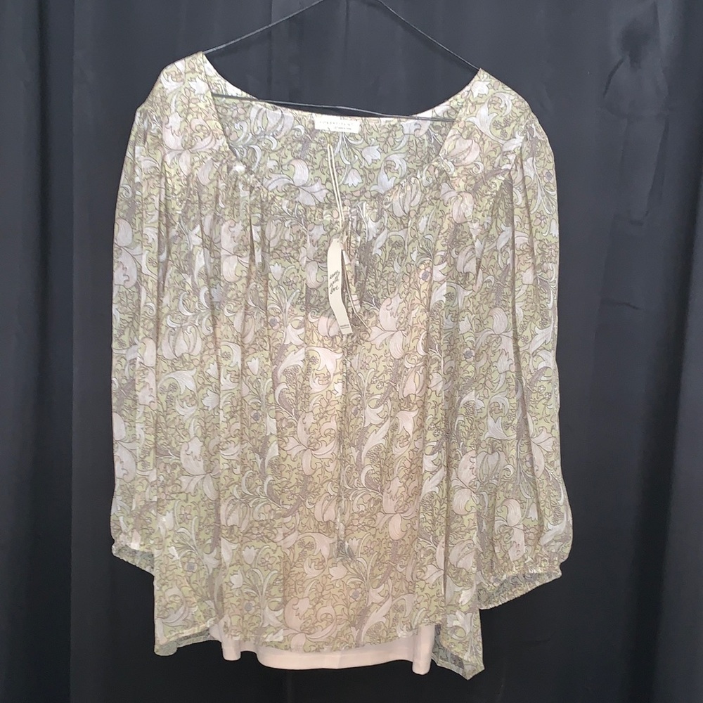 Lovestitch Green Floral Blouse